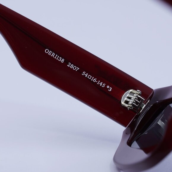 ?️New Off-White OERI138 CHARLOTTE 2807 Sunglasses - Burgundy Frame, Grey Lenses main image 8
